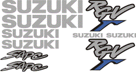Dekorkit Suzuki Moto